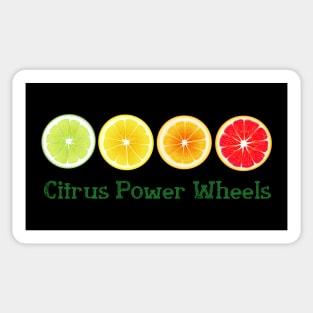 Lime Lemon Orange Vitamin Citrus Wheels of a Power of Juice Health Food choices and living Greenway for your own strong Health benefits and vitality life Sticker